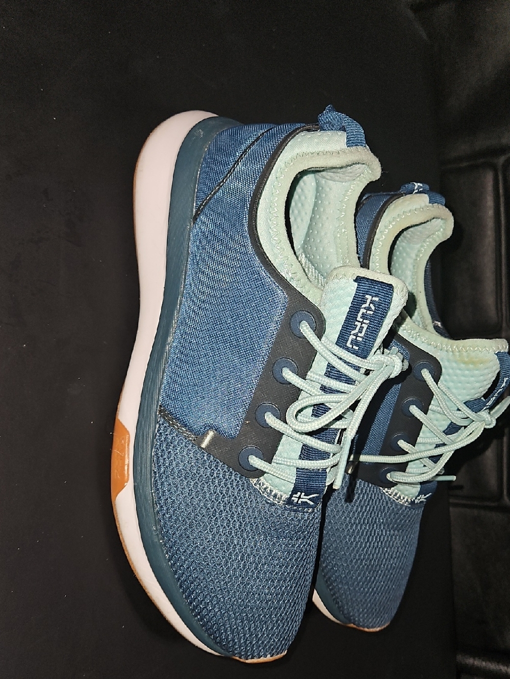 KURU Atom Cloud Blue Athletic Outdoor Trail Comfort Sneakers Size 7.5 Wide - Picture 3 of 14